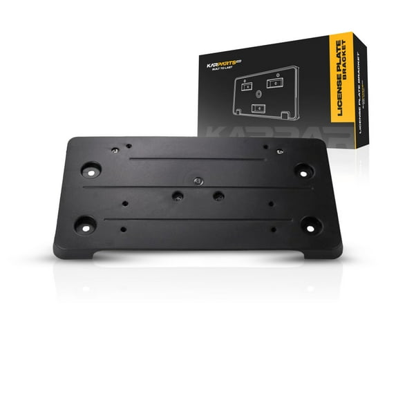 For BMW 330e 2016 2017 2018 License Plate Bracket | Front | PP Plastic | Sedan/Wagon | With Active Cruise | Replacement For BM1068138 | 51117397614
