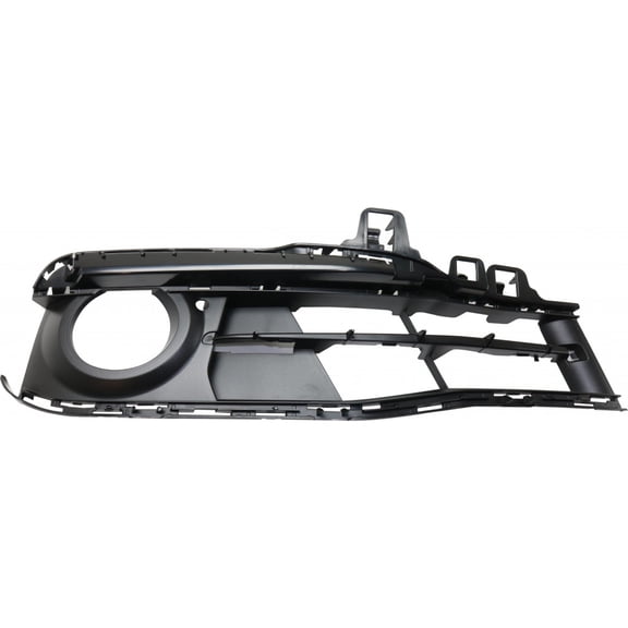 For BMW 330i 2017 2018 Fog Light Trim Passenger Side | Textured Black | With Fog Light Type Sport Line | Replacement For BM1039182 | 51117396888
