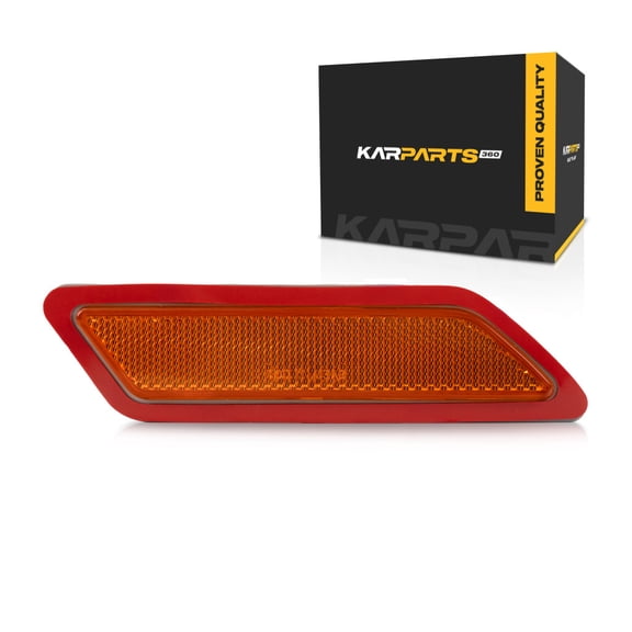 For BMW 335i/335i xDrive 2012 2013 2014 2015 Bumper Reflector Passenger Side | Front | LED | Replacement For BM2555102 | 63147274522