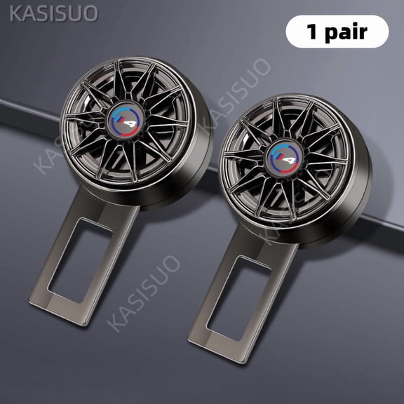 For BMW 4 Series Car Safety Extension Buckle Extender Clasp Insert Plug Seat Belt Clip Aluminum Alloy Rotating wheel hub design Seat Belt Extender