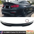 thumbnail image 1 of For BMW 4 Series F32 428i 430i 435i 440i PSM Style Gloss Black Rear Spoiler Wing, 1 of 8