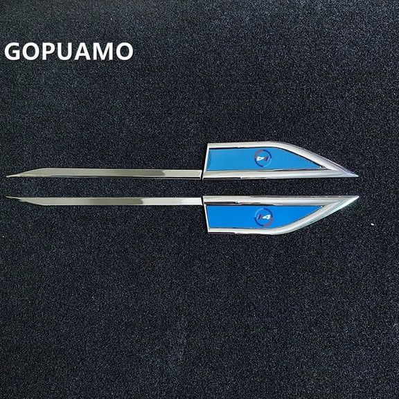 For BMW 4 Series F32 F33 F36 Car Styling Side Wing Fender Metal Trim Emblem Car Modeling Metal Car Sticker Car Side Badge 1 Pair