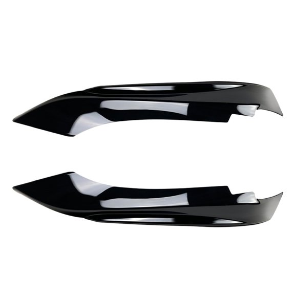 For BMW 4-Series F32 F33 F36 M-Tech 2014-2020 Front Bumper Lip Angle Diffuser Splitter Spoiler Protector Bright Black