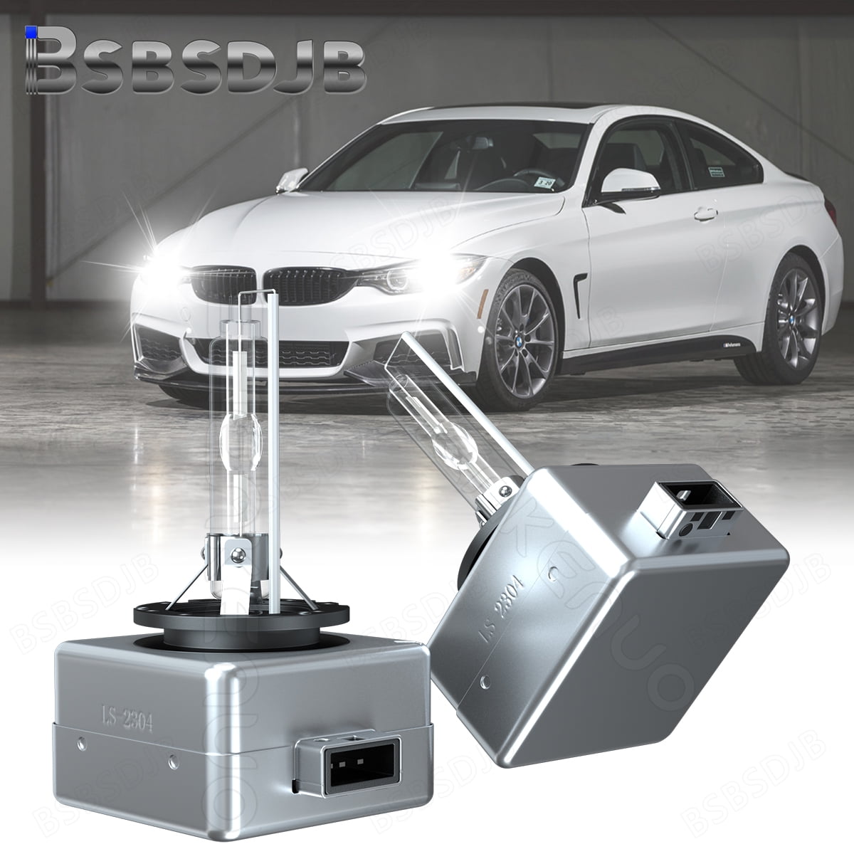 BSBSDJB For BMW 428i 435i 2014-2016 Pair D1S HID Headlight Low Beam Bulbs 6000K White