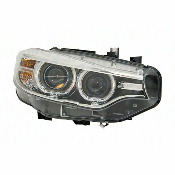 For BMW 428i/435i 2014 2015 2016 Headlight Passenger Side | Lens and Housing | w/ Adaptive | HID | BM2519156 | 615343517421, 63117377854