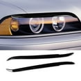 thumbnail interactive-video image 1 of Gloss Black ABS Headlight Eyebrows / Eyelids For BMW E60 E61 5 Series (Facelift Only) – M5 Style 1 of 2