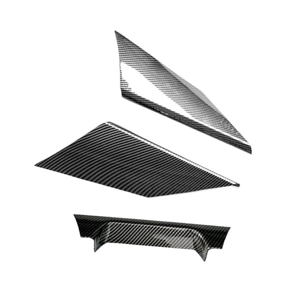 For BMW 5 Series G60 2024 Car Interior Accessories Center Control Side Gear Panel Frame Cover Trim ABS Carbon Fiber Texture