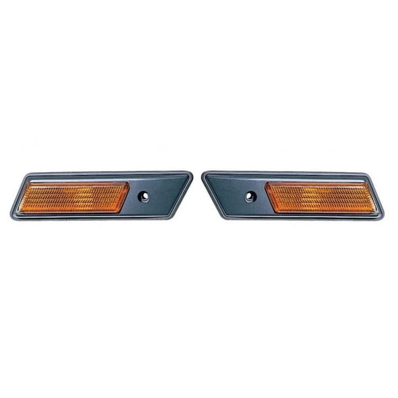 For BMW 5 Series Signal Light Assembly Unit 1989-1995 Driver and Passenger Side Pair For BM2570102 + BM2571102