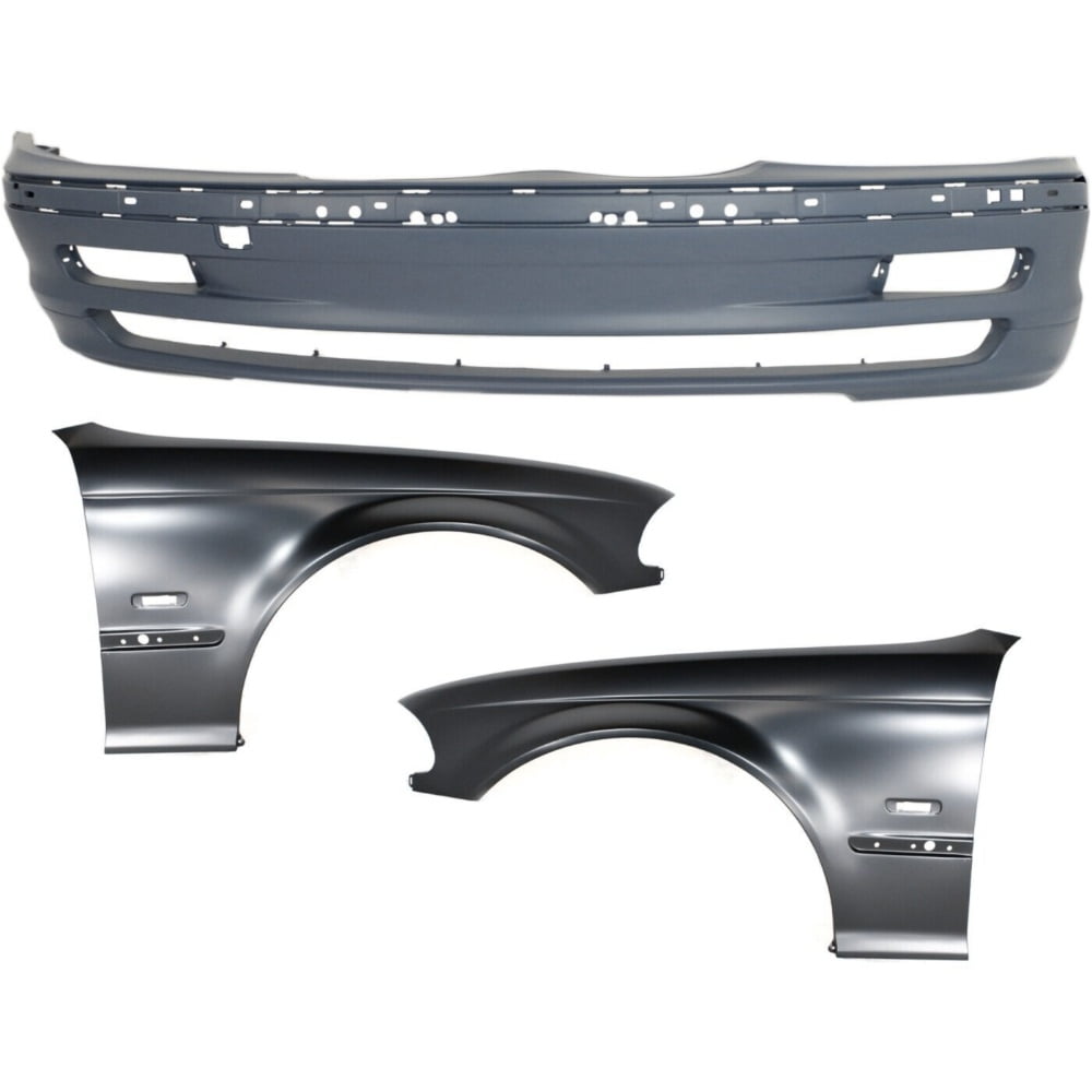 For BMW 51118195284 41358240405 41358240406 Set of 3 Bumper Covers 