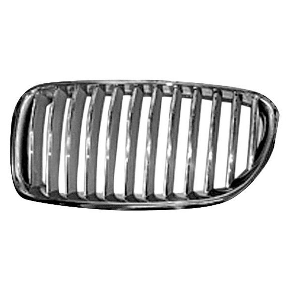 For BMW 528i/535i/550i 2011 2012 2013 Grille Driver Side | All Chrome | Plastic | Replacement For BM1200200 | 33-9523-CTL