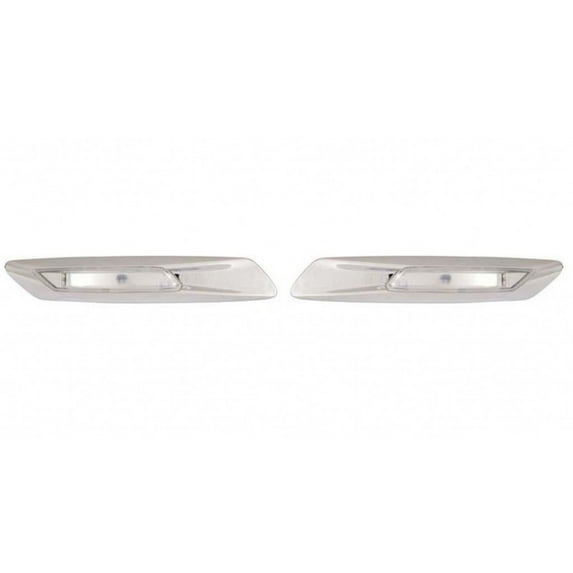 For BMW 528i Side Repeater light Assembly 2011 12 13 2014 Driver and Passenger Side Pair | BM2570123 | BM2571123 | 63 13 7 154 167 | 63 13 7 154 168