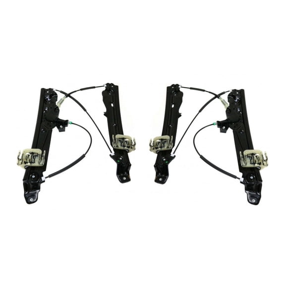 For BMW 535d 2014 2015 2016 Power Window Regulator Driver and Passenger Side | Pair | Front | BM1350118, BM1351118 | 51337182131, 51337182132