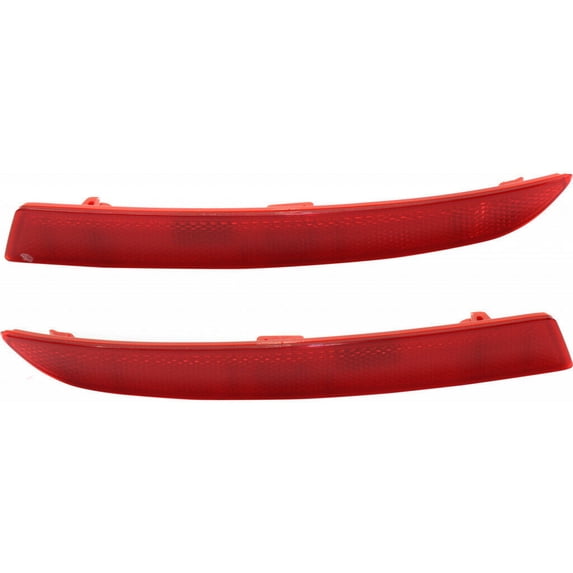For BMW ActiveHybrid 5 Rear Reflector 2014 2015 2016 Pair Driver and Passenger Side For BM1184108, BM1185108 | 63147318556, 63147318555