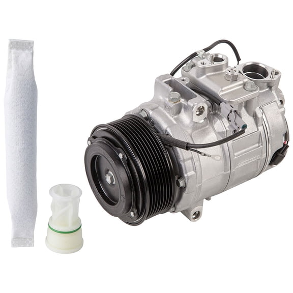 For BMW 535i & 640i OEM AC Compressor w/ A/C Drier - BuyAutoParts