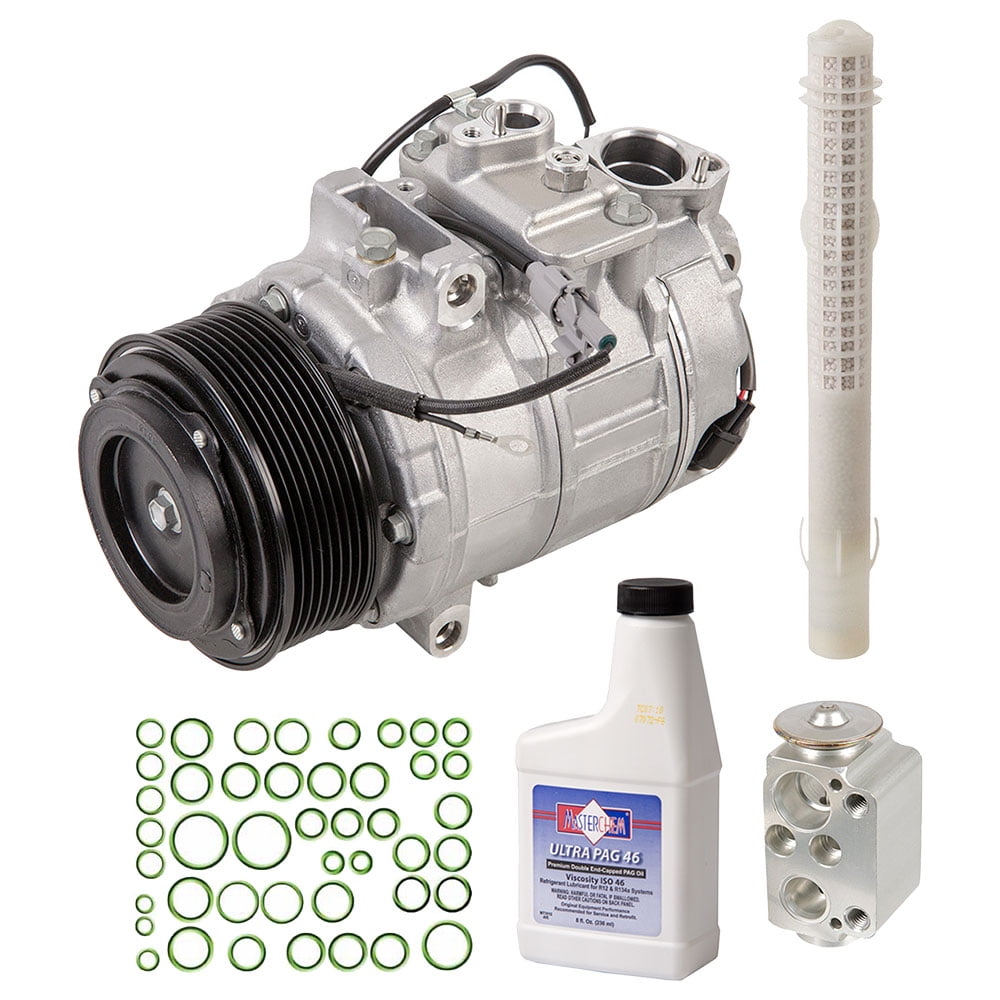 For BMW 535i GT 2010 2011 2013 2014 AC Compressor w/ A/C Repair Kit ...