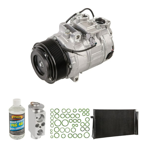 For BMW 535i GT xDrive 2011-2013 A/C Kit w/ AC Compressor Condenser & Drier - BuyAutoParts