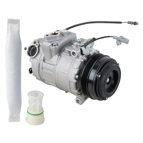 For BMW 550i & 650i AC Compressor w/ A/C Drier - BuyAutoParts