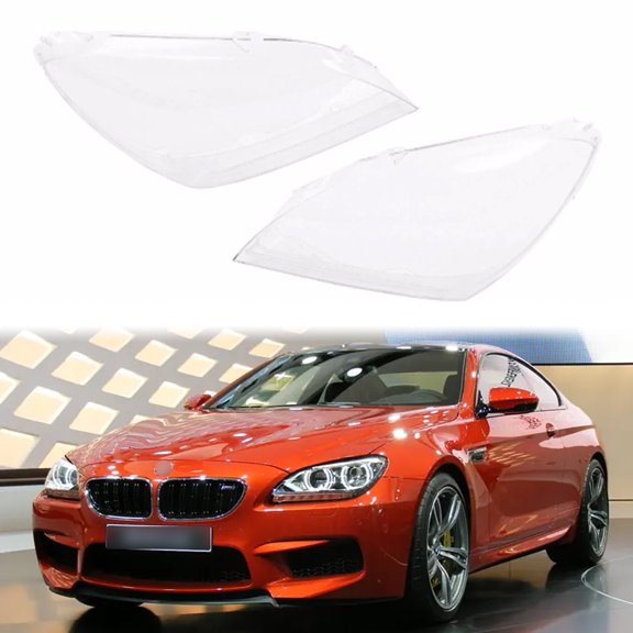 For BMW 6 Series M6 F06 F12 F13 640i 650i 2010-2015 Headlight Lens Cover