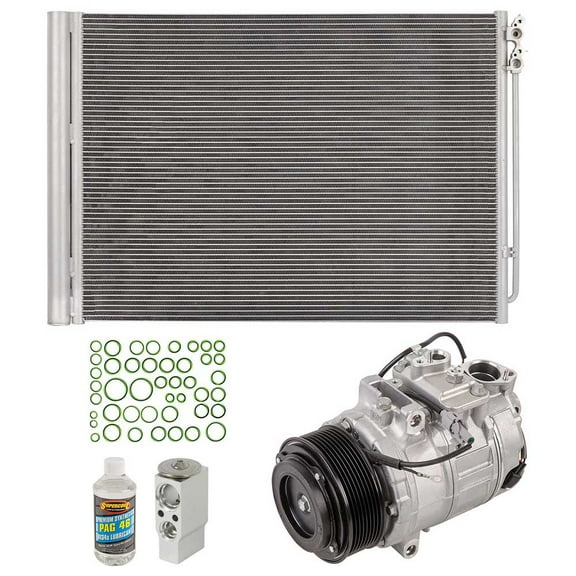 For BMW 640i 2012 A/C Kit w/ AC Compressor Condenser & Drier - BuyAutoParts