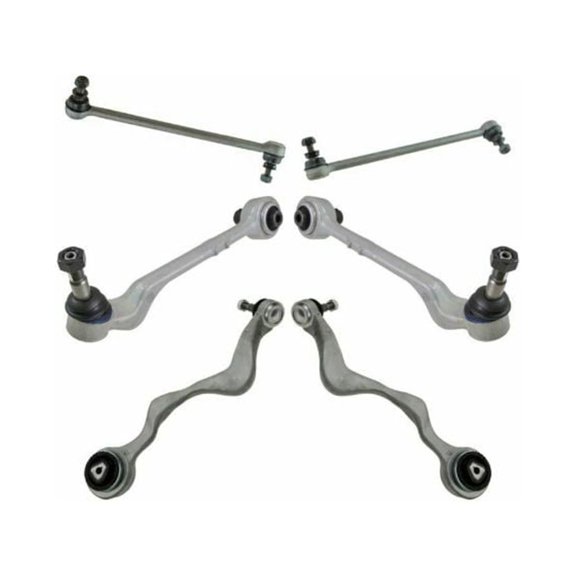 For BMW 6pc Front Forward & Rearward Control Arms w/ Sway Bar Links Fits select: 2007,2011 BMW 328 I