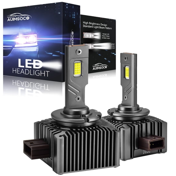 For BMW 740i 2011-2015 2x D1S LED Headlight Bulbs High/Low Beam D1R D1C D1H Super Bright 48000LM, Plug & Play, High Power