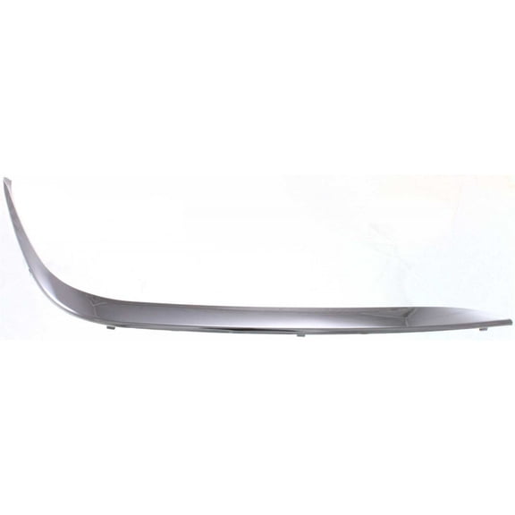For BMW 7-Series 1995-2001 Bumper Cover Molding Passenger Side | Front | Upper | Made of Plastic | Chrome | Replacement For BM1047103 | 51118125438