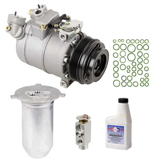 For BMW 740i & 740iL AC Compressor w/ A/C Repair Kit - BuyAutoParts
