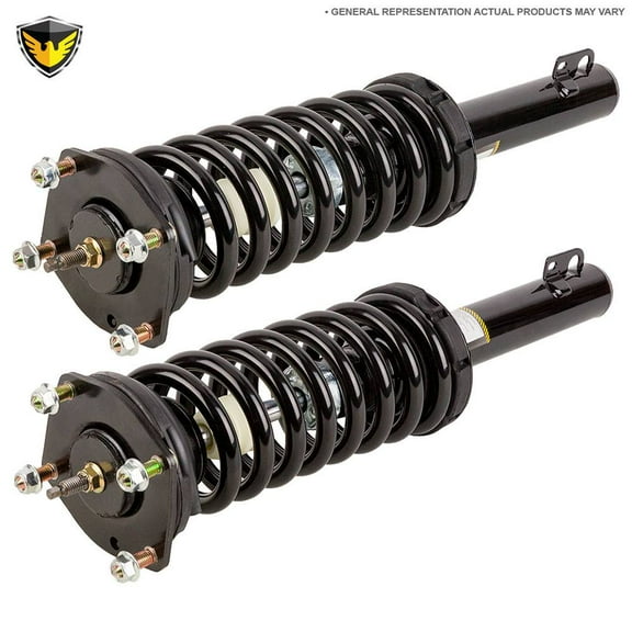 For BMW 750i 740i Alpina B7 Pair Duralo Front Strut Shock