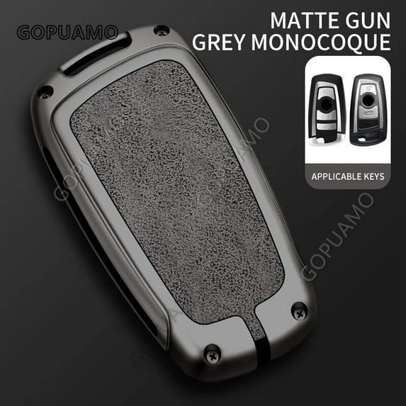 For BMW B 3 Buttons Car Key Case X1 X3 X5 X6 X7 1 3 5 6 7Series Zinc alloy+leather Shell Accessories Car Remote Key Car Keys