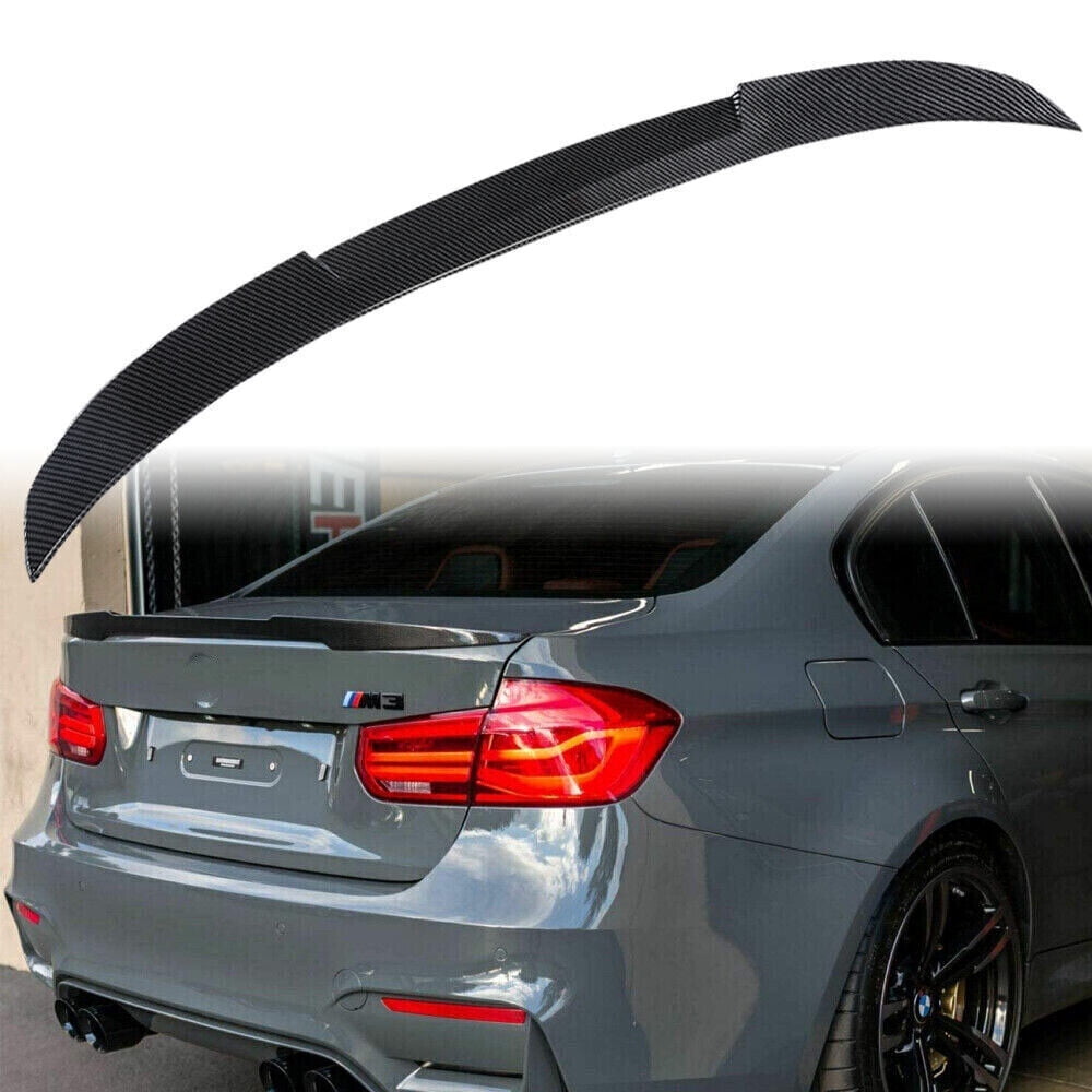 For BMW F30 3 Series F80 M3 2012-2018 Rear Trunk Lip Spoiler Wing Carbon Fiber