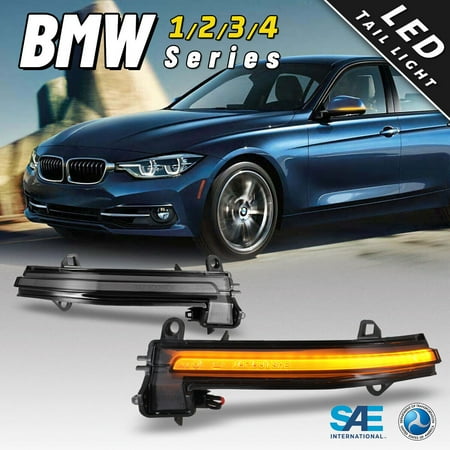 For BMW F30 F31 1/2/3/4 Series LED Turn Signal Lights Side Mirror Sequential Set