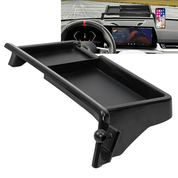 For BMW For X1 U11 2023 Car Navigation Screen Mobile Phone Holder Mount Storage Tray