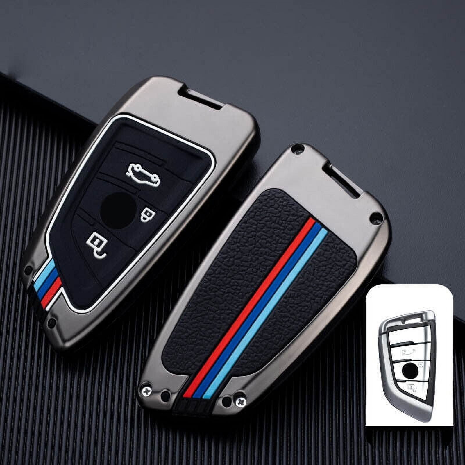 Metal Protection Car Key Case Fob Cover Shell For BMW X3 X4 X5 X6 3 4 5 Series E - Foto 9