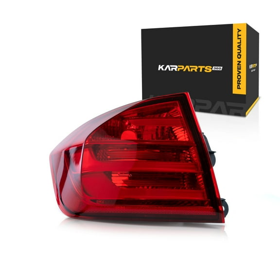 For BMW M3 2013 Tail Light Driver Side | Outer | Red Lens | F30 4-Door | Sedan | Replacement For BM2804104 | 63-21-7-313-039