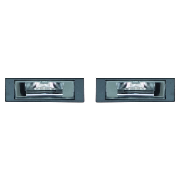 For BMW M6 / Z4 License Lamp Assembly 2003-2010 Pair Driver and Passenger Side For BM2870105 | 63 26 7 165 735