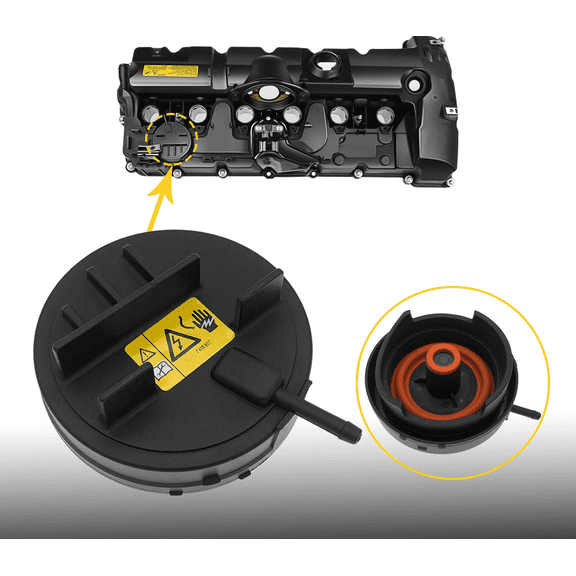 For BMW PCV Cover of N51/N52 Engine Valve Cover E82 E90 E93 E91 E92 328i 07-13