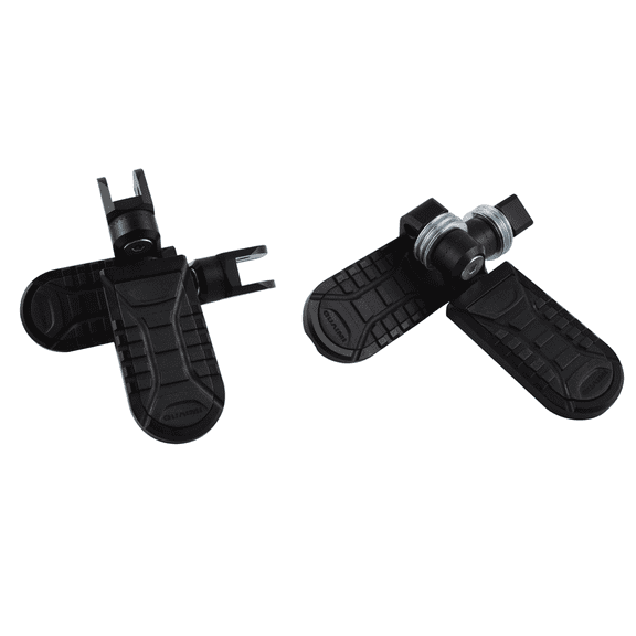 For BMW R1250GS 2019-2020, R1250GS ADV 2019 2020, R1200GS 2013-2018, R1200GS ADV 2014-2018 Motorcycle Footrest Rotatable Rider + Passenger Adjustable Foot Pegs Rests Front Rear-Black