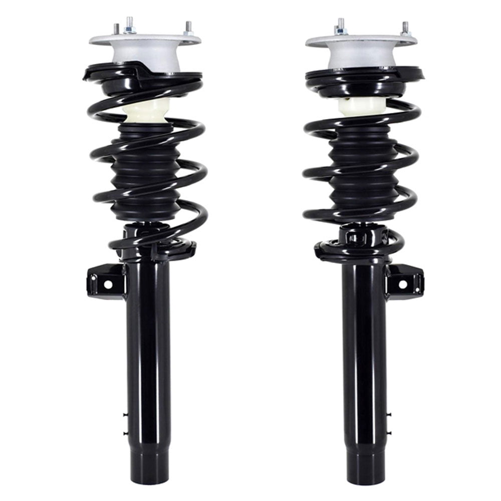For BMW X1 2013 2014 2015 Pair Front Shock Strut w/ Spring