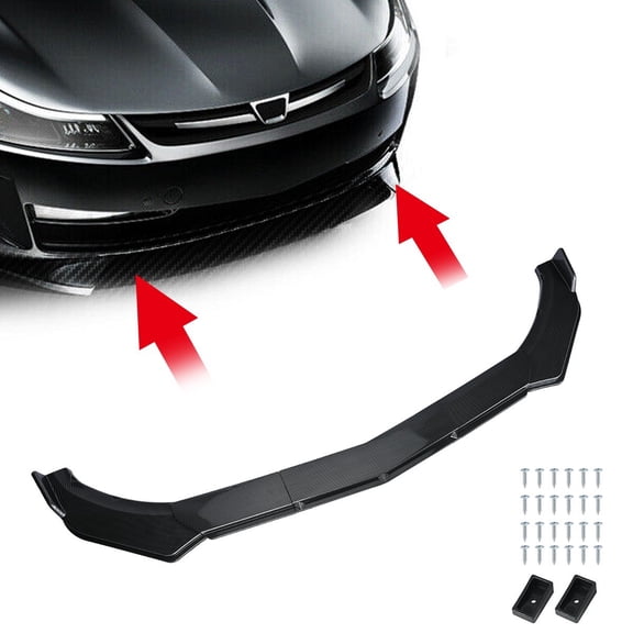 For BMW X1 F85 X5M Carbon Fiber Front Bumper Lip Spoiler Splitter Body Kit CT