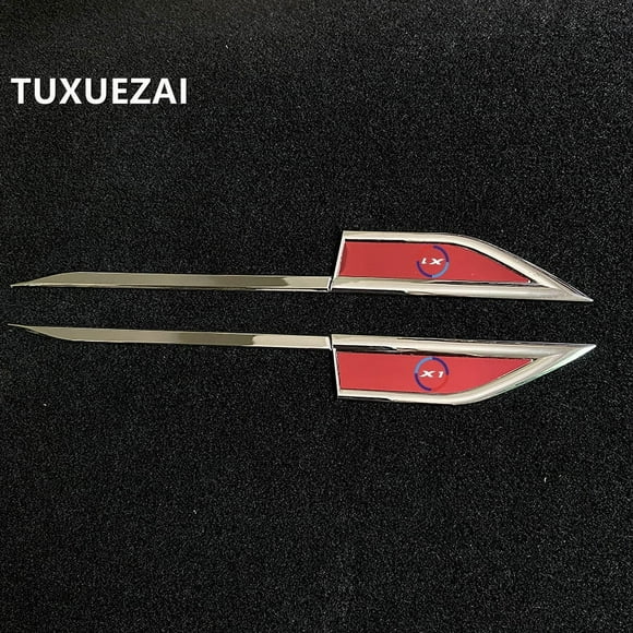 For BMW X2 F39. Car Styling Side Wing Fender Metal Trim Emblem Car Body Waist Line Sticker Decals Accessories 1 Pair