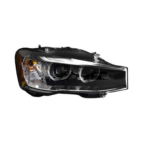 For BMW X3/X4 2015 2016 2017 2018 Passenger Side Headlight Lens/Housing | F25 | HID | BM2519143 | 63117401136