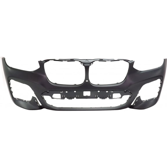 For BMW X3/X4 2018 2019 2020 2021 Bumper Cover | Front | w/ Park Assist | w/ Surround View | Prime | G01 | M40i | CAPA | BM1000499 | 51118091990
