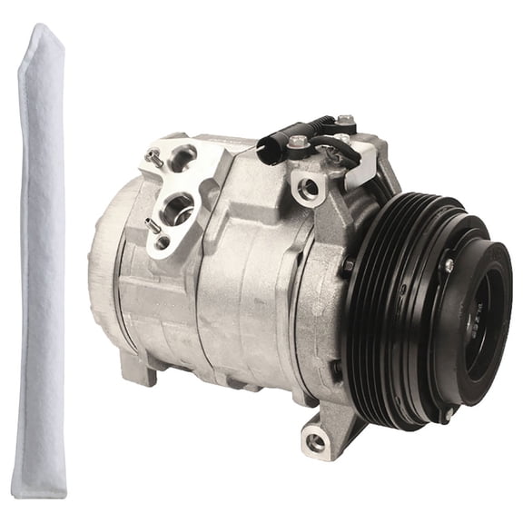 For BMW X5 2000 2001 2002 2003 OEM AC Compressor w/ A/C Drier - BuyAutoParts