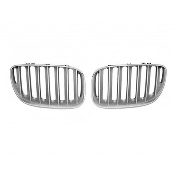 For BMW X5 2004 2005 2006 Grille Assembly Driver and Passenger Side | Pair | BM1200159, BM1200160 | 51137124815, 51137124816
