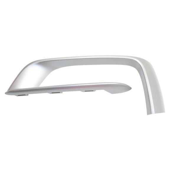 For BMW X5 2014 15 16 17 2018 Bumper Cover Grille Trim Molding Passenger Side | Front | Painted Silver | Replacement For BM1039156 | 51117308044
