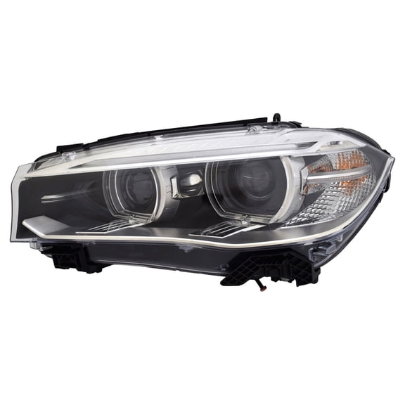For BMW X6 2015 16 17 18 2019 Headlight Driver Side | HID | Hybrid | With Adaptive Frontlight System | Replacement For BM2518149 | 63117317109