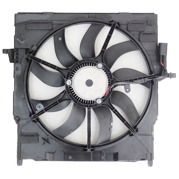 For BMW X6 F16 A/C Radiator Fan Assembly 2015 2016 2017 | 3.0L Engine For BM3115129 | 17 42 7 634 471