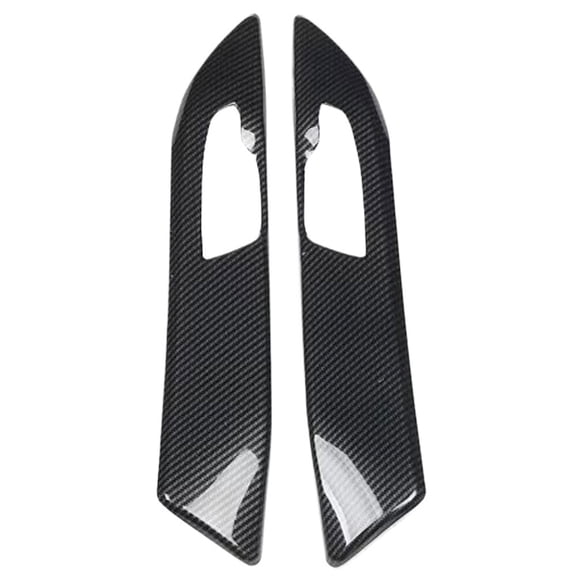 For BMW Z4 E89 2009-2016 Carbon Black Interior Door Handles Cover Decor Trim ABS Car Accessories 2pcs