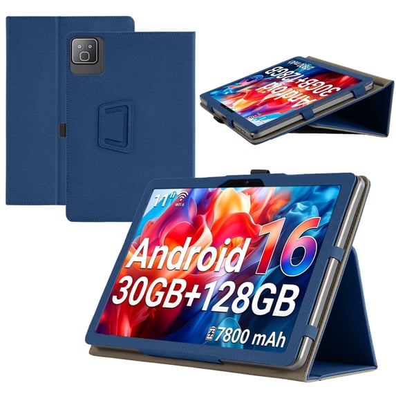 For BUFO / UGRIHACH 11-Inch Tablet Case Premium PU Cover Lightweight and Portable Built-in Stand and Pen Slot Design With Wrist Strap