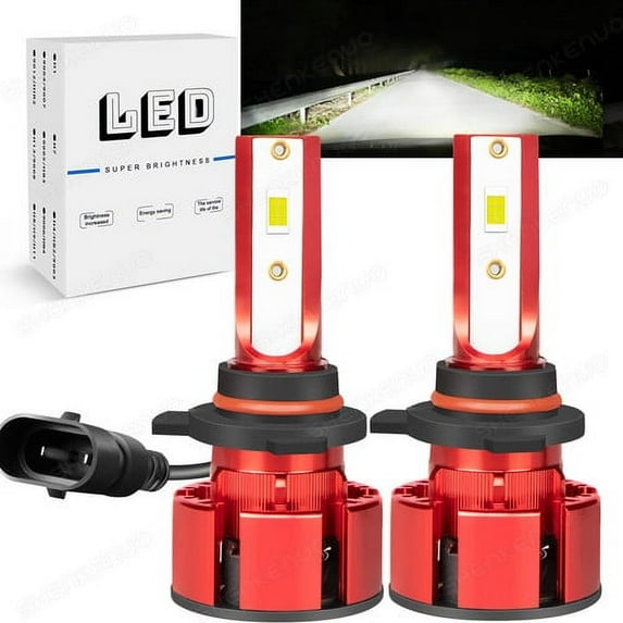 For BUICK REGAL 2014-2017 9012 HIR2 LED Headlight Conversion Kit High / Low Beam Bulbs 6000K 60W 12000LM CSP